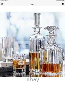 Baccarat Harmonie Crystal Decanter & 2 Matching Double Old-Fashioned Tumblers