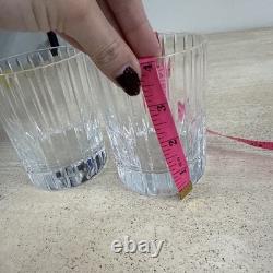 Baccarat Harmonie Crystal Double Old Fashioned Glasses Pair