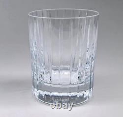 Baccarat Harmonie Crystal Double Old Fashioned Glasses Pair NEW