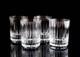 Baccarat Harmonie Double Old Fashioned Glasses Set 4 Crystal DOF Barware Signed