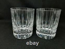 Baccarat Harmonie Double Old Fashioned Whiskey Glasses (2)