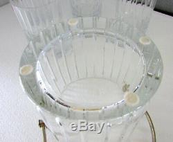 Baccarat Harmonie On The Rocks Set 4 Double Old Fashioned Tumblers & Ice Bucket