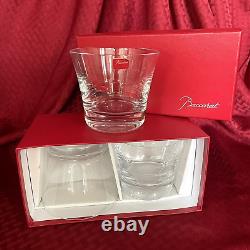 Baccarat Large Whiskey Glasses Double Old Fashioned Set Of 3