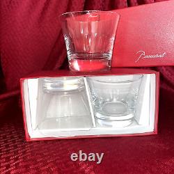 Baccarat Large Whiskey Glasses Double Old Fashioned Set Of 3