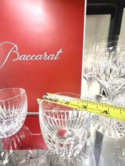 Baccarat Masséna Crystal Double Old Fashioned Tumblers Glasses Set of 4 Signed
