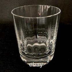 Baccarat Montaigne Optic 25 Crystal Double Old Fashioned Flat Tumbler Glass