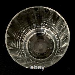 Baccarat Montaigne Optic 25 Crystal Double Old Fashioned Flat Tumbler Glass