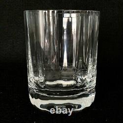 Baccarat Montaigne Optic 25 Crystal Double Old Fashioned Flat Tumbler Glass