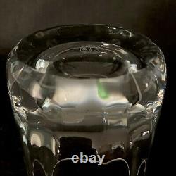 Baccarat Montaigne Optic 25 Crystal Double Old Fashioned Flat Tumbler Glass
