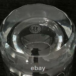 Baccarat Montaigne Optic 25 Crystal Double Old Fashioned Flat Tumbler Glass