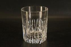 Baccarat Rotary Crystal Double Old Fashioned Bar Glasses Tumblers available 7