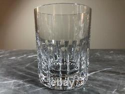 Baccarat Rotary Double Old Fashioned Crystal French Glass Preowned Excellent