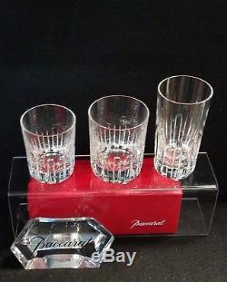 Baccarat Rotary Highball, Old Fashioned, Double Old Fashioned New