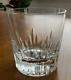 Baccarat Spear Elbe Crystal Double Old Fashioned Glass Tumbler 4.15 Hold 16 Oz