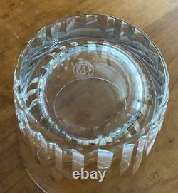Baccarat Spear Elbe Crystal Double Old Fashioned Glass Tumbler 4.15 Hold 16 Oz