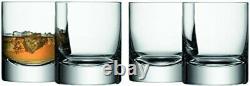 Bar Double Old Fashioned Tumbler 8.4 Fl Oz Clear X 4 8.5 Oz/h4in Set Of 4