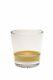 Barski European Glass -Set of 6-Double Old Fashioned Glasses With Gold Band-13.5oz