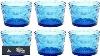 Beaded 15 6 Oz Durable Acrylic Double Old Fashioned Drinking Glasses Shatter Resistant