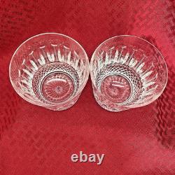 Beautiful Saint Louis Tommy Double Old Fashioned Rocks Glasses Set Of 2