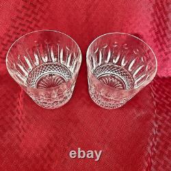 Beautiful Saint Louis Tommy Double Old Fashioned Rocks Glasses Set Of 2
