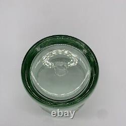 Bobby Flay Green Etched Double Old Fashioned Whiskey Rocks Glasses Set Of Six