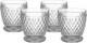 Boston Clear Crystal Double Old-Fashioned Glasses, Set of 4