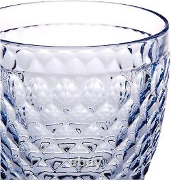 Boston Old-Fashioned Glasses Set of 4, Blue