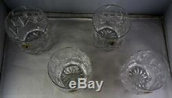 Box Of 4 Waterford Westhampton Double Old Fashioned Tumblers Barware Minty