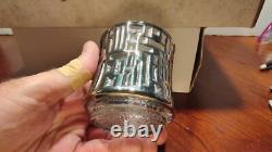 Boxed Set of 8 Libbey Artica Platinum 3.5 Double Old Fashioned Rocks Glasses