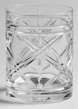Brogan Double Old Fashioned Crystal Whiskey Glasses Ralph Lauren Drinkware Set 3