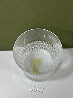 CHRISTOFLE Facettes Crystal Double Old Fashioned Glass 3-3/4 in 079 09 020