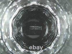 CHX2 by CHRISTIAN LACROIX Cut Crystal 3 3/4 Double Old Fashioned Glass Tumbler