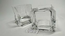 CIBI Set of 2 Double Old Fashioned Whiskey Glasses by Cini Boeri BladeRunner