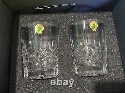 CLASSIC LISMORE (DOF) Double Old Fashioned Glasses Set of 2 Brand NewithBoxed
