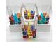 Capri Italian Crystal Whiskey Old Fashioned Glasses Set of 4 Hand Painted