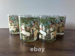 Cera Hunt of the Unicorn 22k Gold Set of 6 Double Old Fashioned