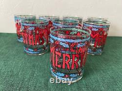 Cera Merry Christmas Set of 8 Double OLD FASHIONED Glasses