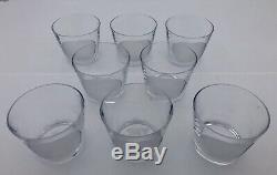 Christian Dior Set of Eight Tumbler or Double Old Fashioned Whisky Glasses