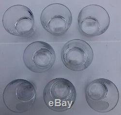 Christian Dior Set of Eight Tumbler or Double Old Fashioned Whisky Glasses