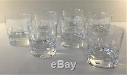 Christofle Cluny Crystal Double Old Fashioned Glasses