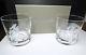Christofle Crystal CLUNY Double Old Fashioned DOF, Pair, New in Box