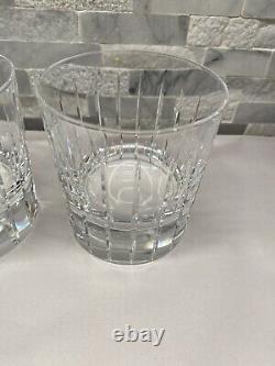 Christofle Crystal Double Old Fashioned Glass Set of 2
