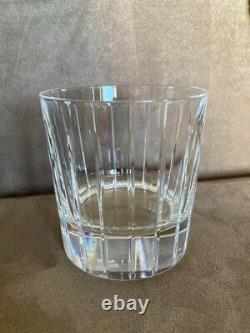 Christofle Double Old Fashioned Glass Iliana Crystal 3.5in