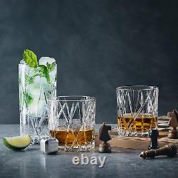 City 10.9 Ounce Double Old Fashioned Glass, Set of 4