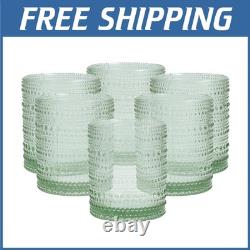 Classic Double Old Fashioned Glasses Sage Green, 6 Pack