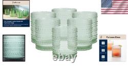 Classic Double Old Fashioned Glasses Sage Green, 6 Pack