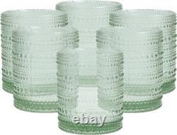 Classic Double Old Fashioned Glasses Sage Green, 6 Pack