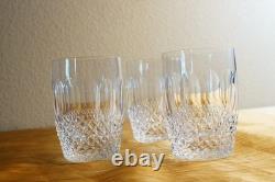 Colleen by Waterford Crystal of Double Old Fashioned 3 Glasses 12 oz