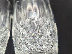Colleen by Waterford crystal pair of Double Old Fashioned Glasses 4.5