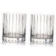 Crystal Avenue Double Old Fashioned Glass, Pair